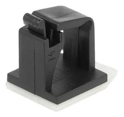 Delock Cable holder with locking clip self-adhesive black 10 pieces