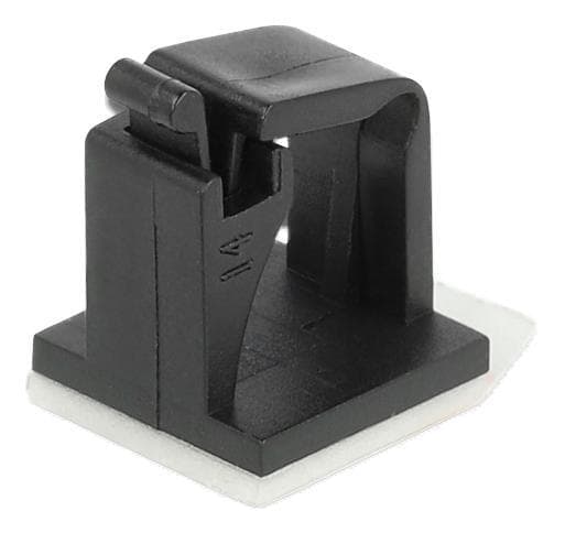 Delock Cable holder with locking clip self-adhesive black 10 pieces
