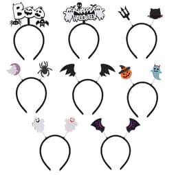 Halloween pannebånd 8-pack Flerfarget