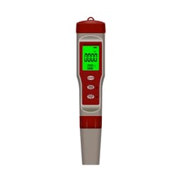 4-i-1 digital pH-måler Vanntester TDS/EC/pH/Temperature rød