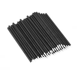 Engangs Eyeliner Børster Sort 50-Pak