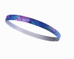 Elastisk tynt Yoga pannebånd Blå
