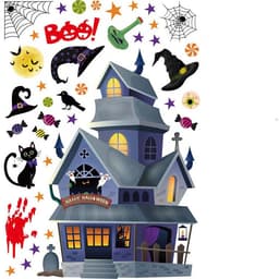 INF Halloween-aiheisia ikkunatarroja 40 kpl Monivärinen