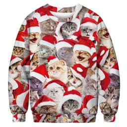 Jultröja med katter - Medium