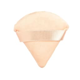Trekantig puderpuff Natur