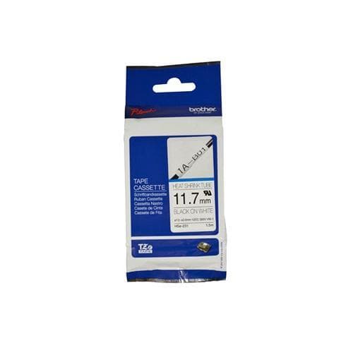 HSe tape 11,7mmx1,5m black/white