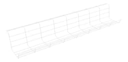 axessline Wire Tray - Cable tray, L720 mm, white