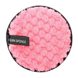 Genanvendelige makeupfjernerpuder Vaskbar makeupfjernelse Puff Face Cleansing Tools Lyserød