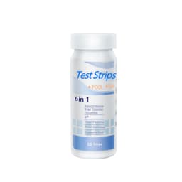 6 i 1 pool teststrimler 50-pak MultiColor
