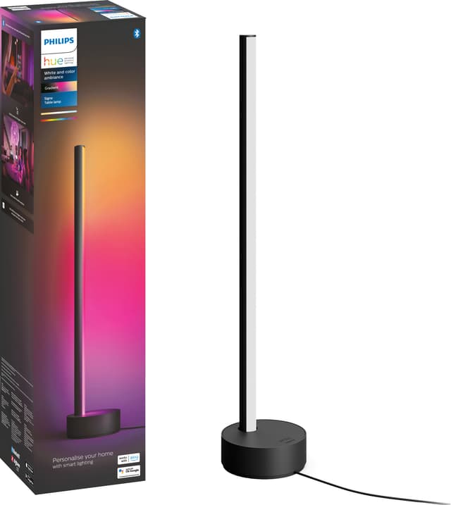 Philips Hue Gradient Signe svart bordslampa
