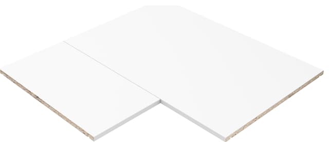 Epoq Standard hylle 90x90 cm 2-pk. (hvit)