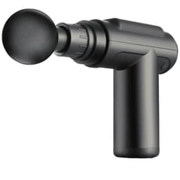 INF Massagepistol med 6 hastigheder og 4 hoveder Sort