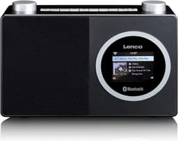 Lenco DIR-70 Internettradio med Bluetooth, Svart