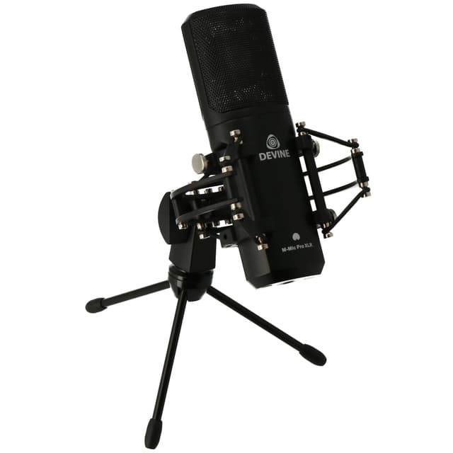 Devine M-Mic PRO XLR Kondensatormikrofon (Svart)
