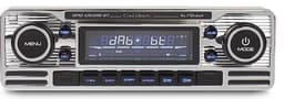 Caliber Retro Radio m. DAB +, Bluetooth og USB, (Sølv)