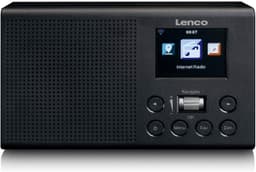 Lenco DIR-60 internettradio, sort