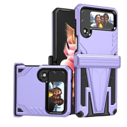 Iskunkestäva kuori 3i1 Samsung Galaxy Z Flip 4 - Violetti