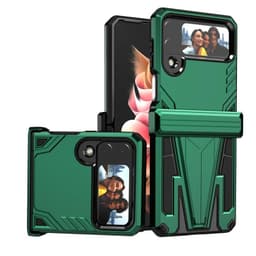 Stöttåligt skal 3i1 Samsung Galaxy Z Flip 4 - Grön