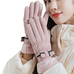 Varme vinterhansker med touch Rosa