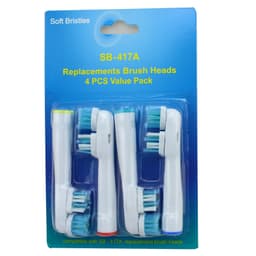 Udskiftningstandbørstehoveder 4-pak SB417 MultiColor Oral B Braun D4510/D12013/D12013W
