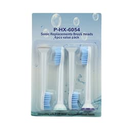 Erstatningstannbørstehoder 4-pak Flerfarget Philips HX6054
