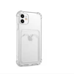 iPhone 11 kuori korttitelineellä TPU läpinäkyvä