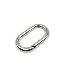 Soikea avaimenperän karabiini Hopea 28.5 mm