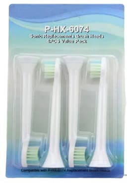 Udskiftning af tandbørstehoveder 4-pak MultiColor Philips HX6074