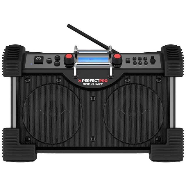 PerfectPro RockHart Byggarbetsradio DAB+, FM AUX,