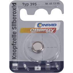 395 Knapcellebatteri Sølvoxid 1.55 V 55 mAh Conrad energy SR57 1 stk