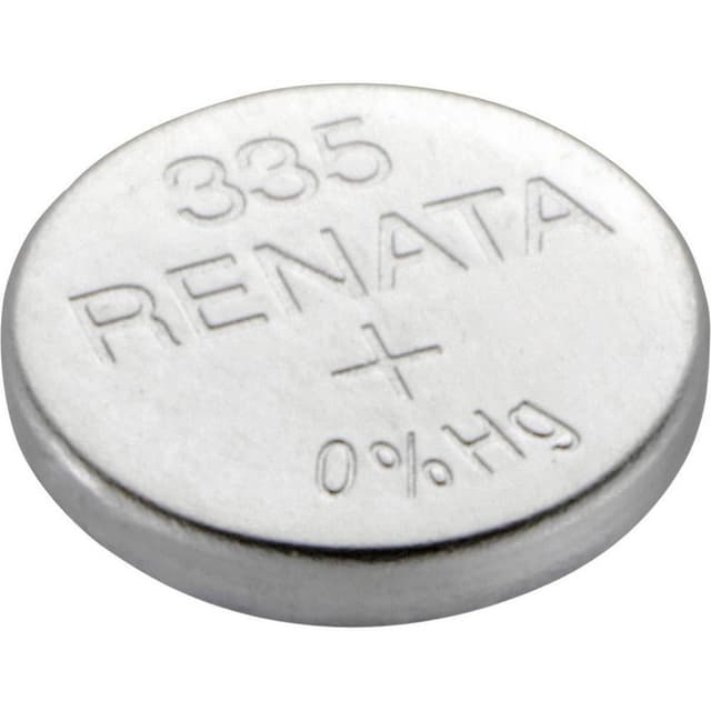 335 Knapcellebatteri Sølvoxid 1.55 V 6 mAh Renata SR512
