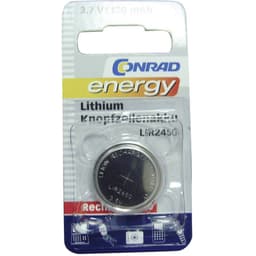 Conrad energy LIR2450 Laddbart batteri Knappcell LIR