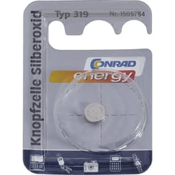 319 Knapcellebatteri Sølvoxid 1.55 V 21 mAh Conrad