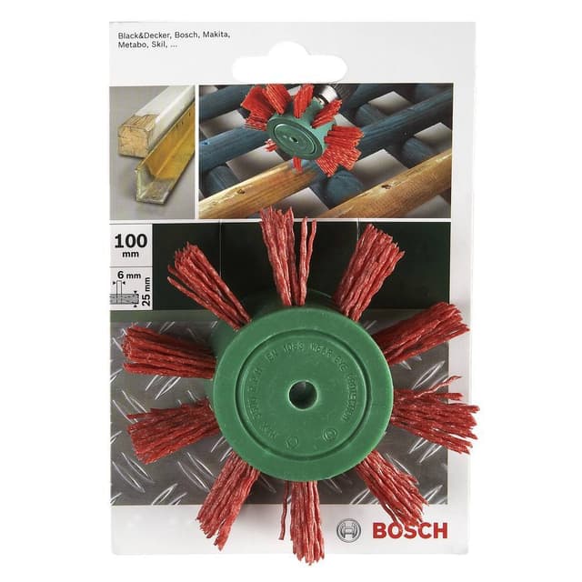 Bosch Accessories 2609256543 Dobbeltbørste N/A N/A Skaft-Ø 6 mm 1 stk