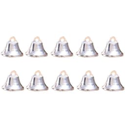 Juldekoration Bjällror 10-pack Silver