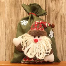 Julklappspåse Tomte Grön