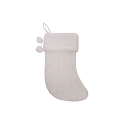 INF Julepynt julestrømpe Hvit