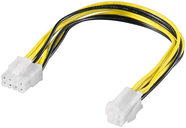 Goobay ATX12 P4 PC strømkabel/adapter  4-pinners til 8-pinners