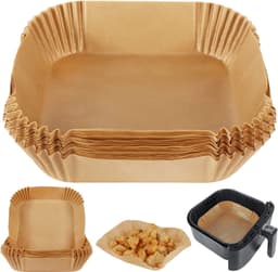 Air Fryer engangspapir liner non-stick 150-pak Natur 16 cm