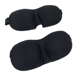 Smal 3D-sovmask 2-pack Svart