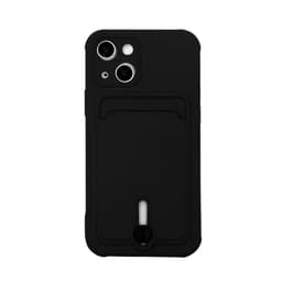 Kännykkälaukku korttitelineellä Musta iPhone 13