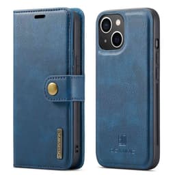DG MING iPhone 14 Plus 2-in-1 magneetti lompakkokotelo - Sininen