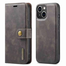 DG MING iPhone 14 Plus 2-i-1 Magnet Pungetui - Grå