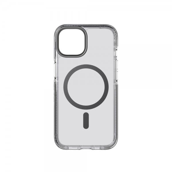 Tech21 iPhone 14 Skal Evo Crystal MagSafe Graphite