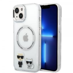 Karl Lagerfeld iPhone 14 Plus Deksel Karl & Choupette MagSafe Transparent