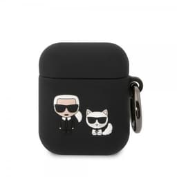 Karl Lagerfeld AirPods 1/2 Deksel 3D Logo Svart