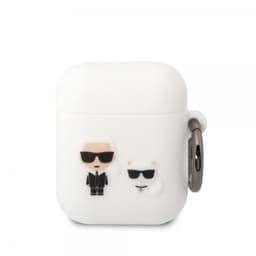 Karl Lagerfeld AirPods 1/2 Skal 3D Logo Vit