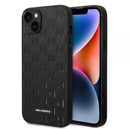 Karl Lagerfeld iPhone 14 Plus Skal Saffiano Monogram Svart