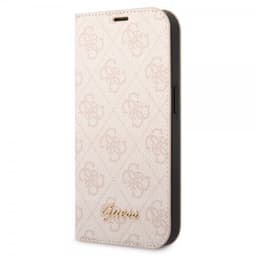 Guess iPhone 14 Etui 4G Logo Lyserød
