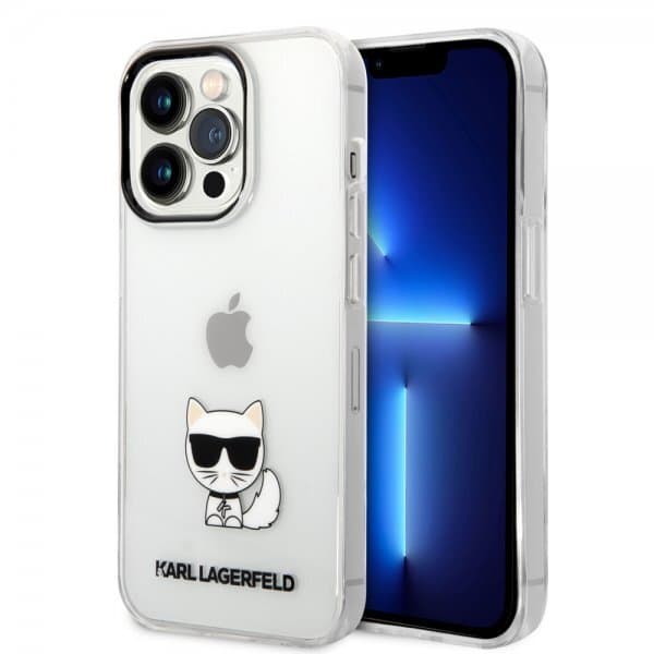 Karl Lagerfeld iPhone 14 Pro Max Kuori Printed Choupette Läpinäkyvä